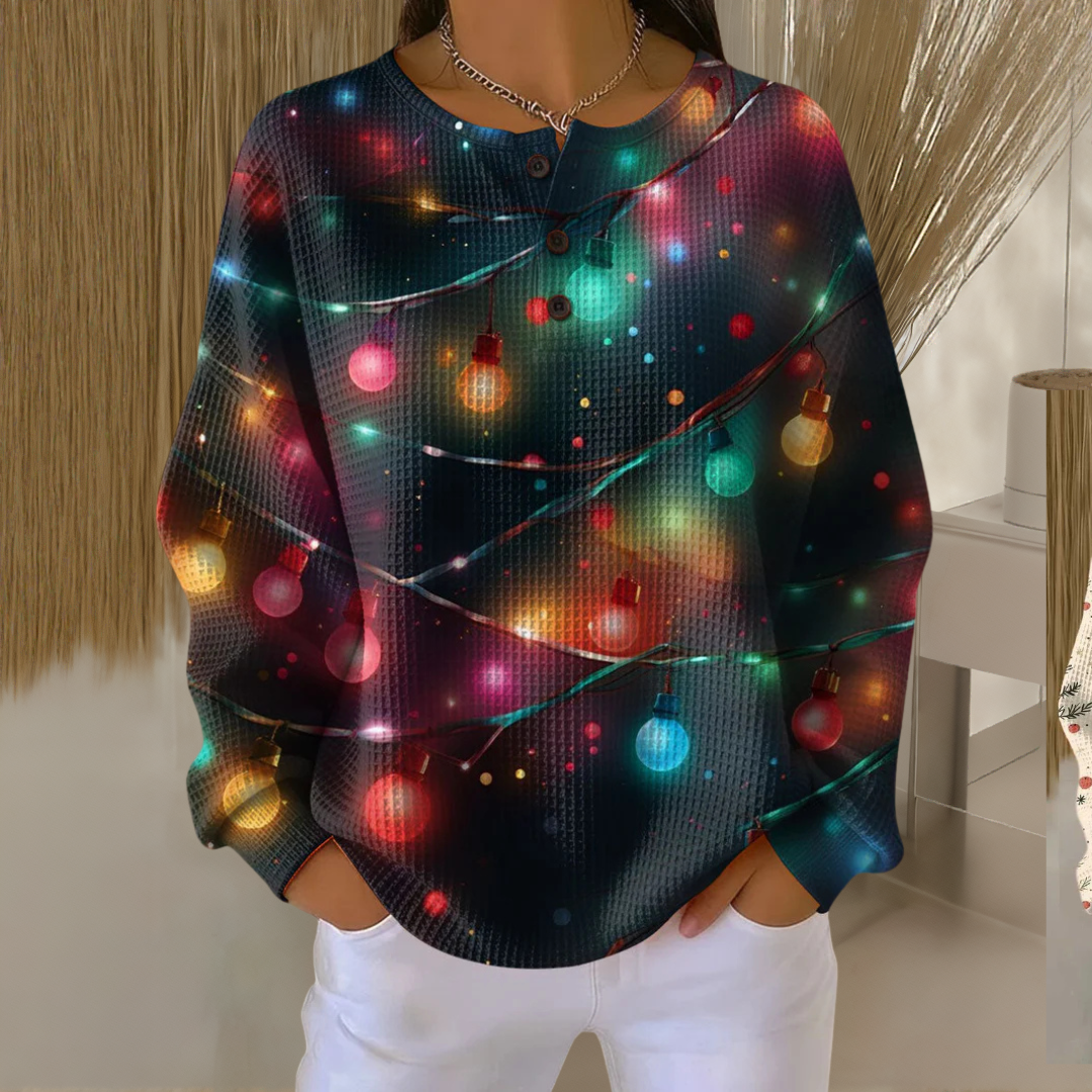 Sanna | Suéter navideño con Linternas y Hygge