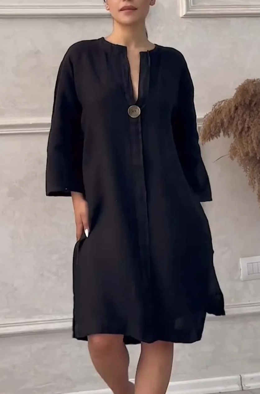 Emma | Vestido de Lino Natural