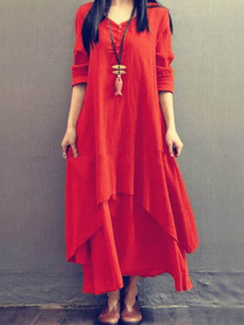 Lina | Vestido Lino Elegante