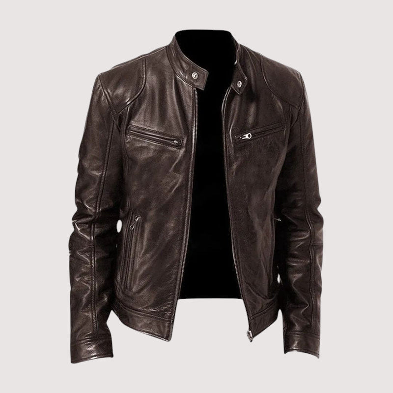 Massimo™ | Chaqueta de Cuero para Hombre