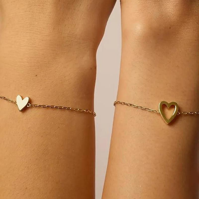 Elena | Pulsera romántica corazones