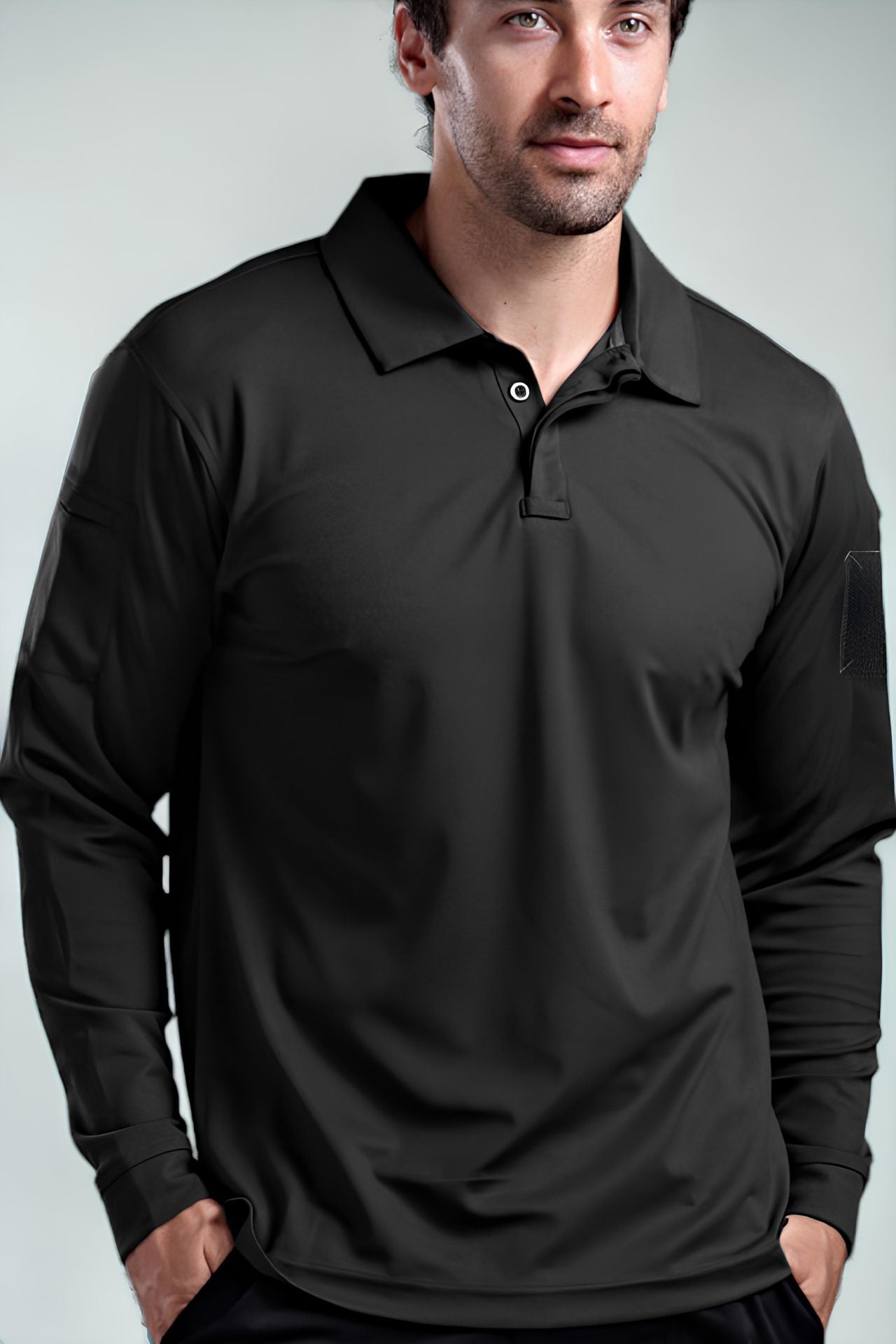 Camisa Polo Táctica de Manga Larga X100