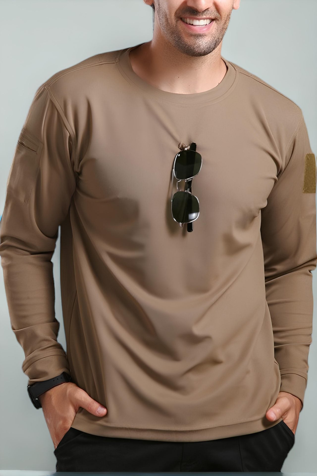 Camisa Polo Táctica de Manga Larga X100