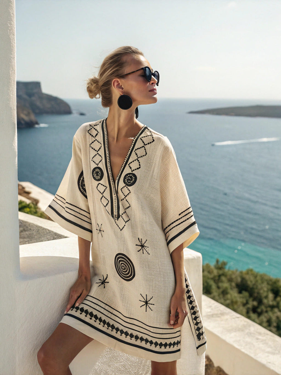 Kaftán bordado exclusivo