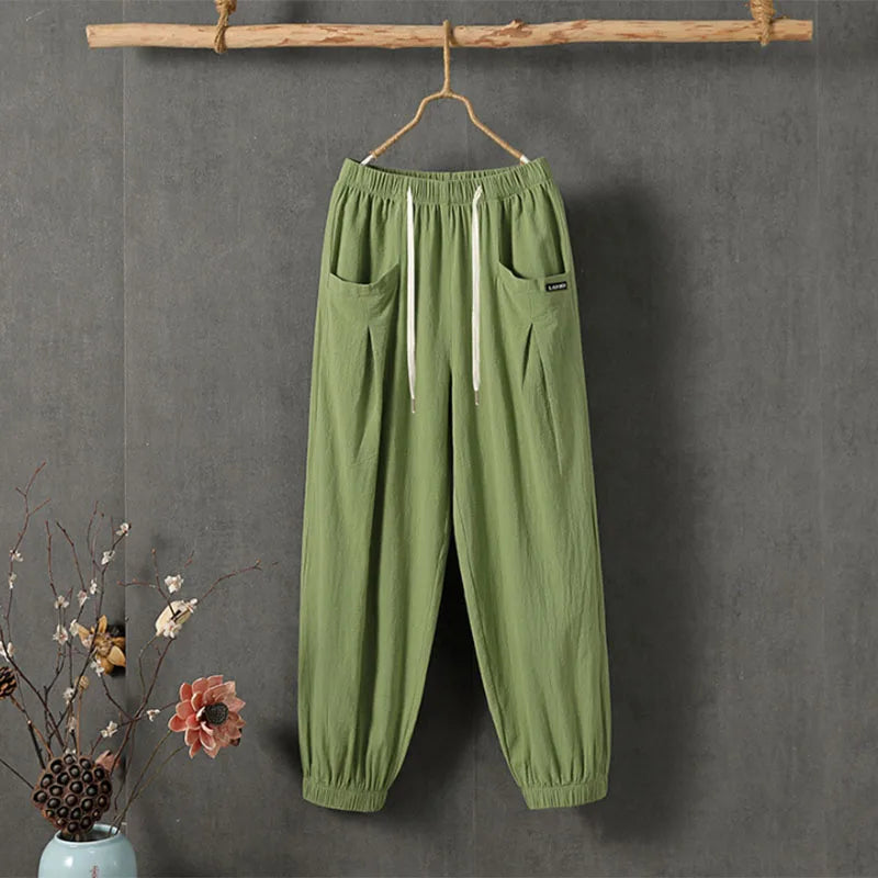 Elena | Pantalón de Lino Natural