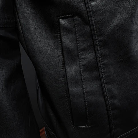 Darius™ | Chaqueta de cuero premium estilo moto