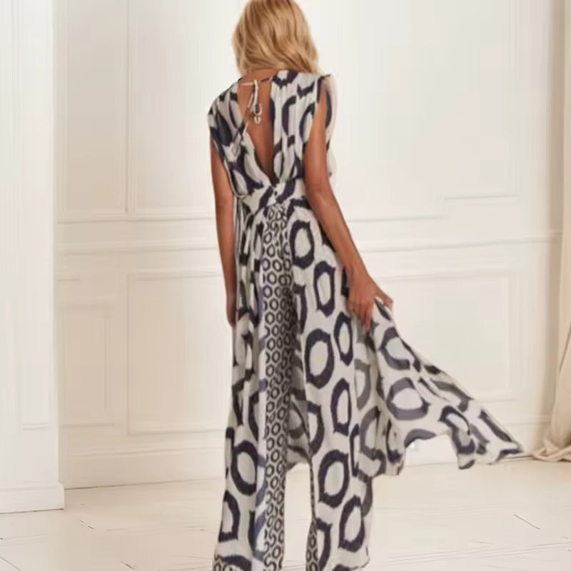 Delphine | Conjunto boho con kimono largo