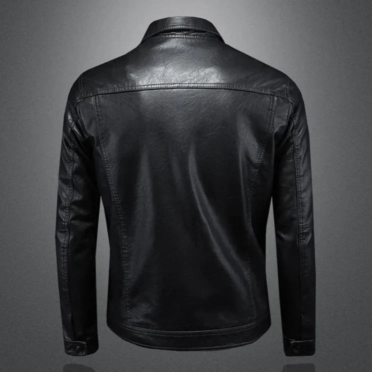 Darius™ | Chaqueta de cuero premium estilo moto