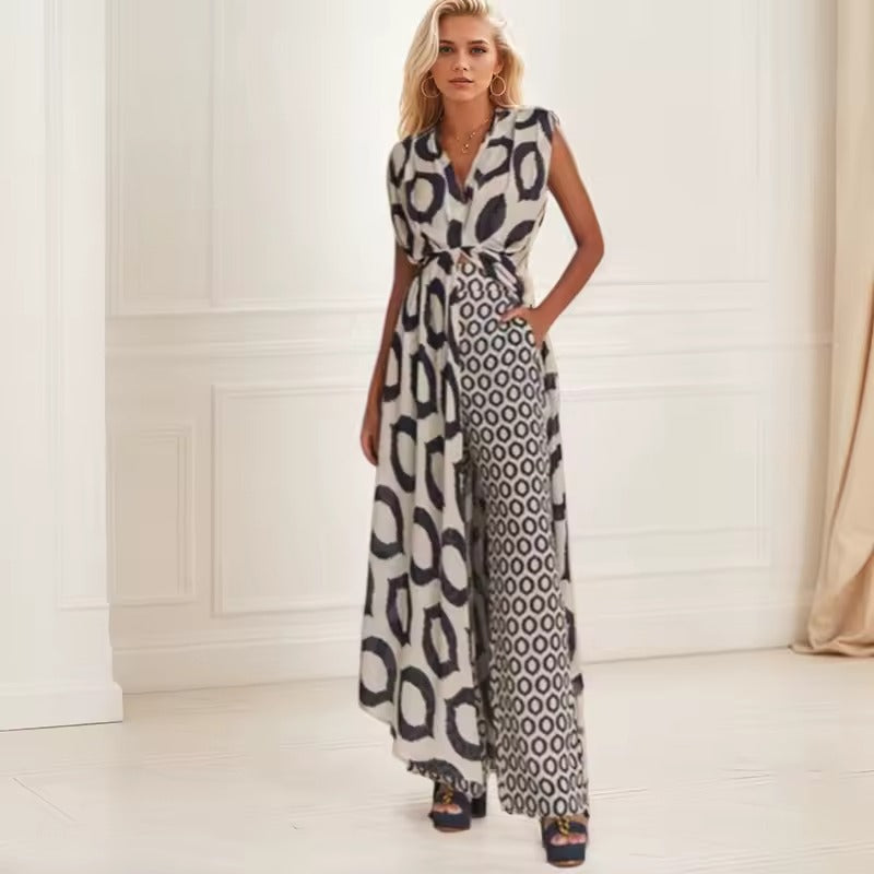 Delphine | Conjunto boho con kimono largo