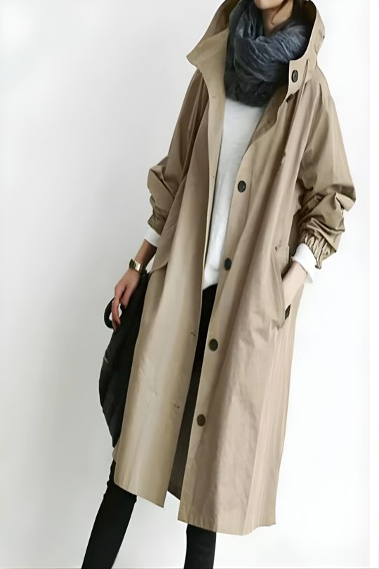 Elena | Trench elegante impermeable