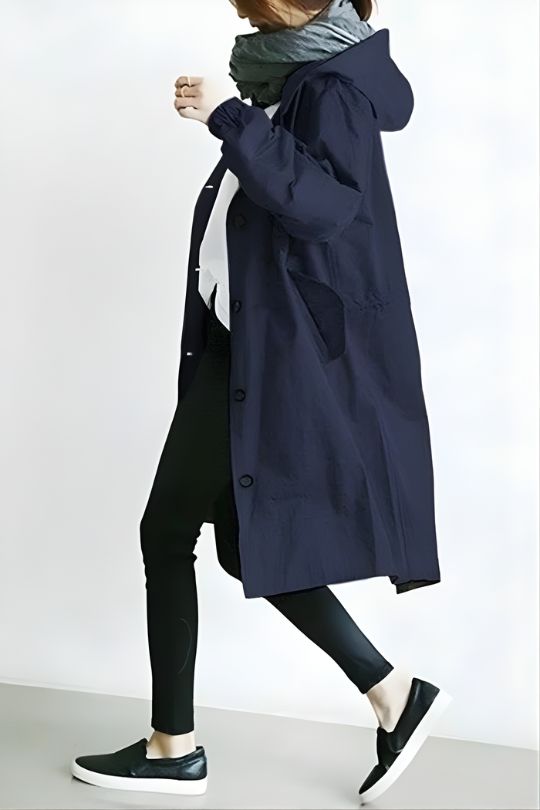 Elena | Trench elegante impermeable