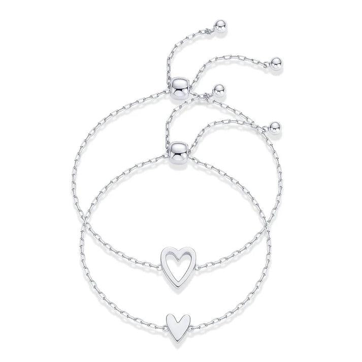 Elena | Pulsera romántica corazones