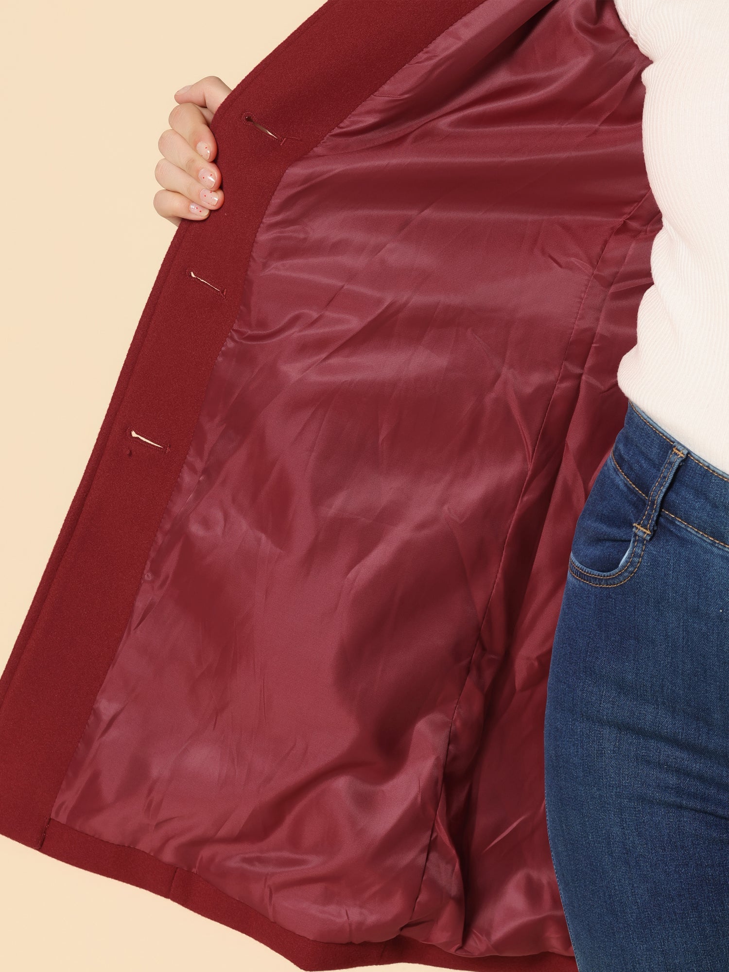 Josephine | Abrigo de Invierno de Doble Botón para Mujer