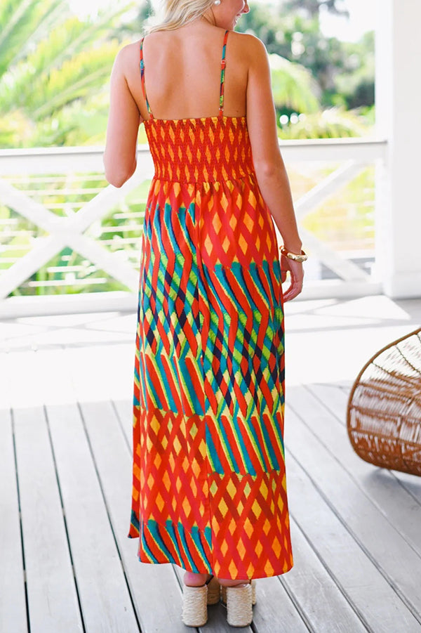 Isabel | Vestido Maxi Estampado