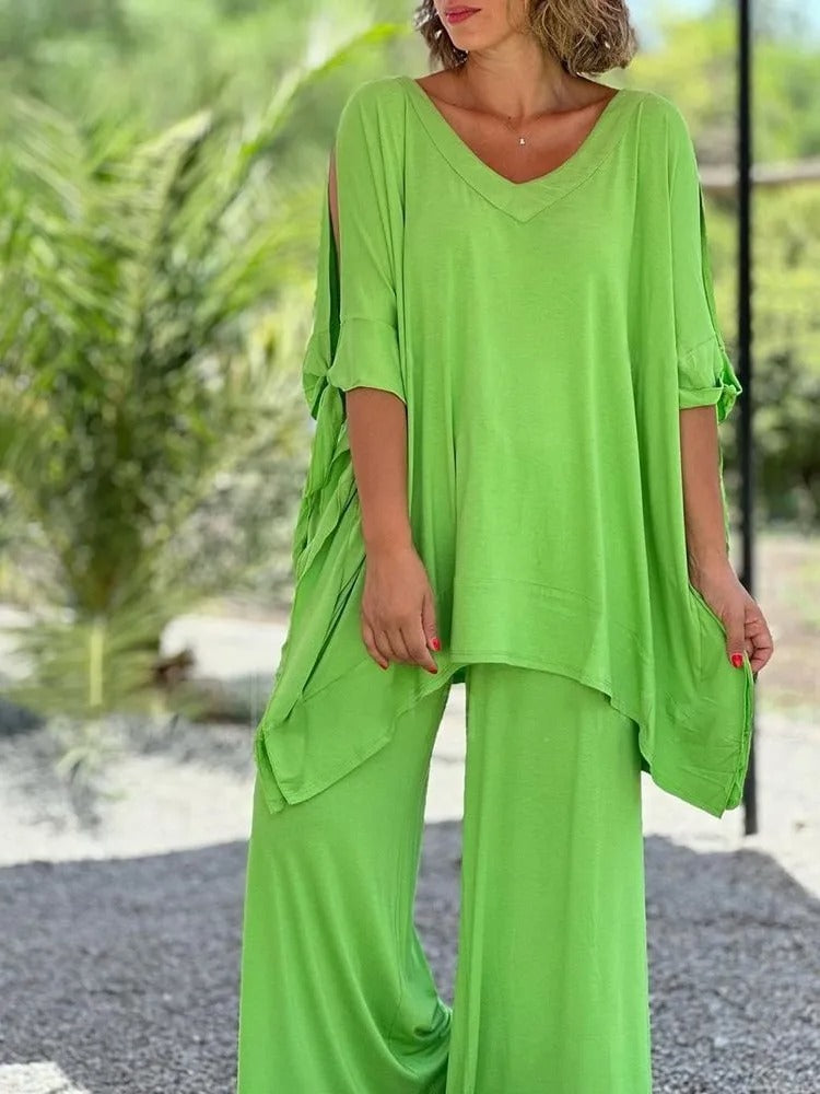 Zelora - Conjunto de Estilo Relajado