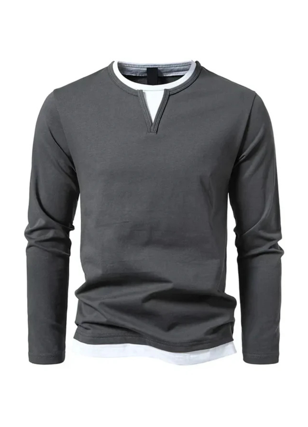 Aurea | Camiseta de manga larga premium de algodón peinado