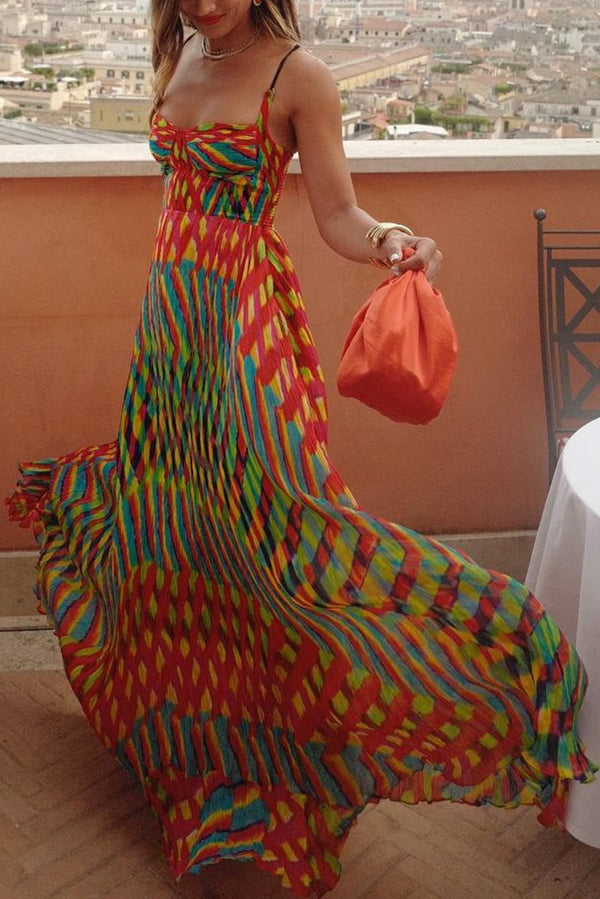 Isabel | Vestido Maxi Estampado