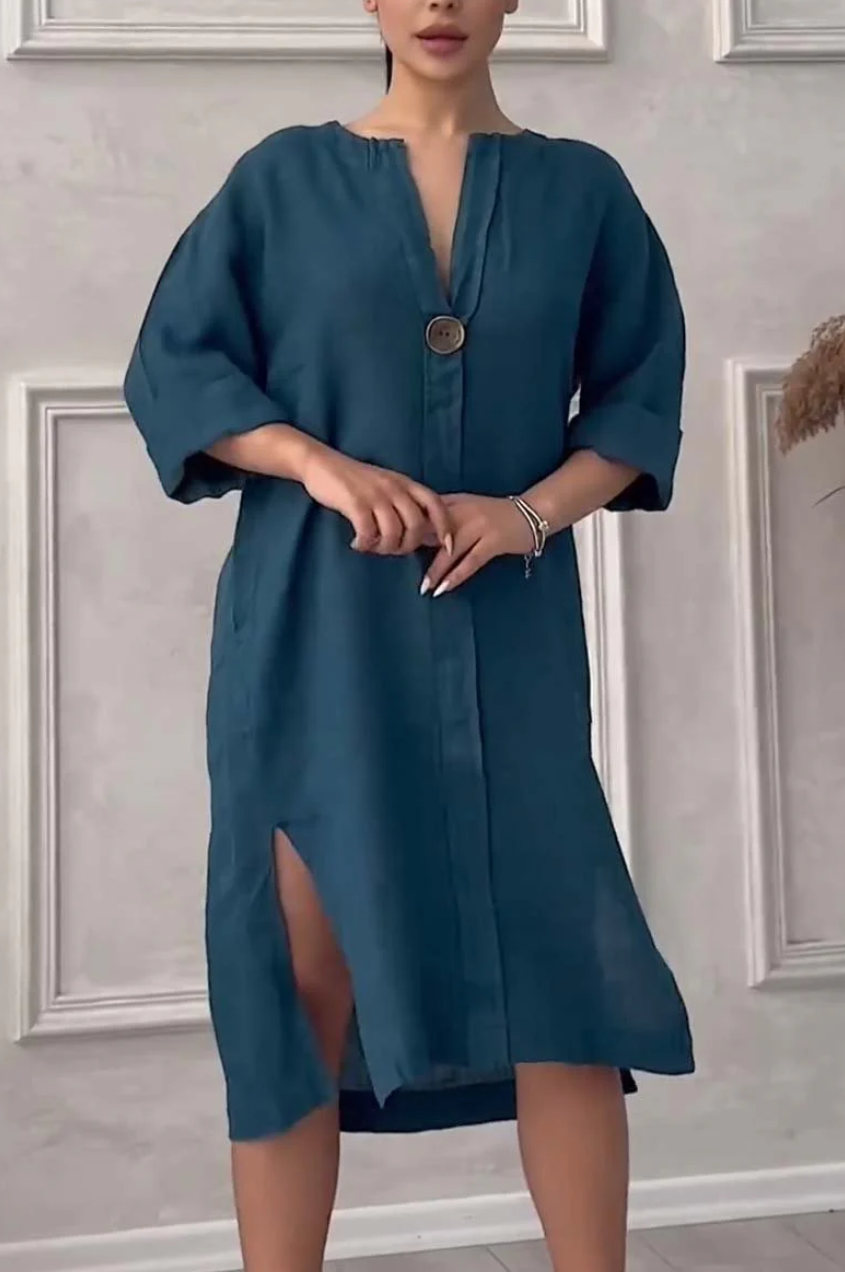 Emma | Vestido de Lino Natural