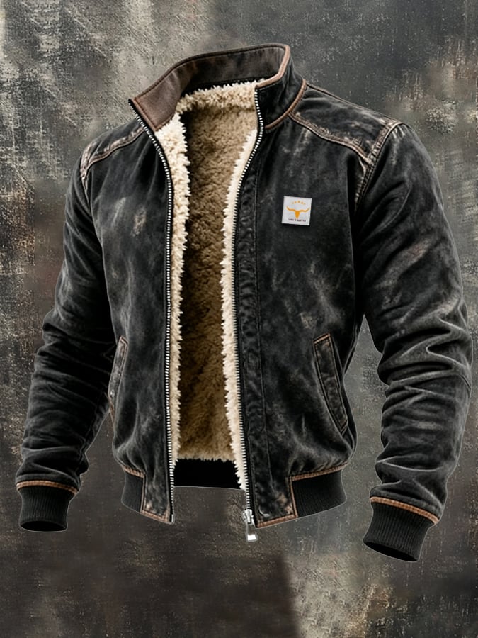 Chaqueta de Ante Vintage Hombre