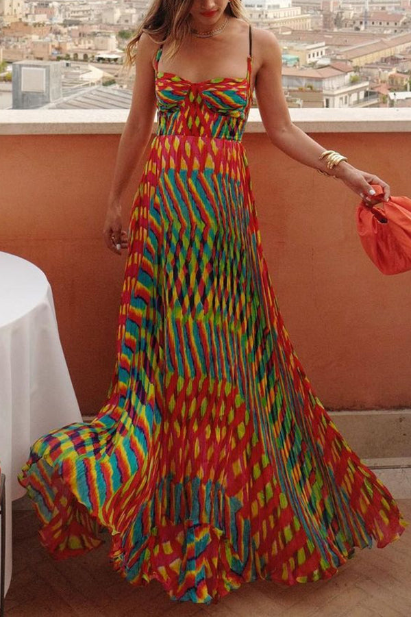 Isabel | Vestido Maxi Estampado