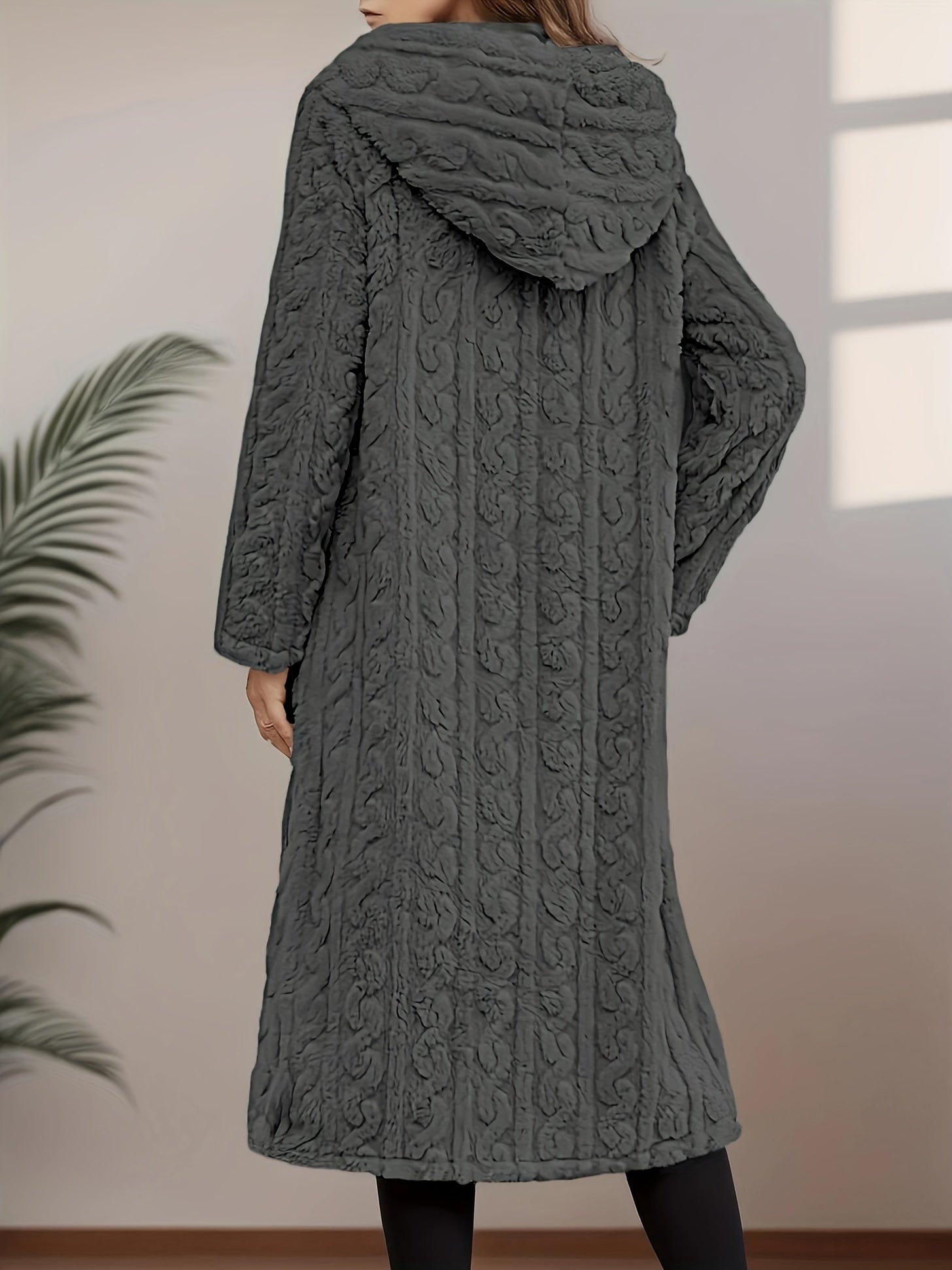 Verónica | Abrigo negro sofisticado