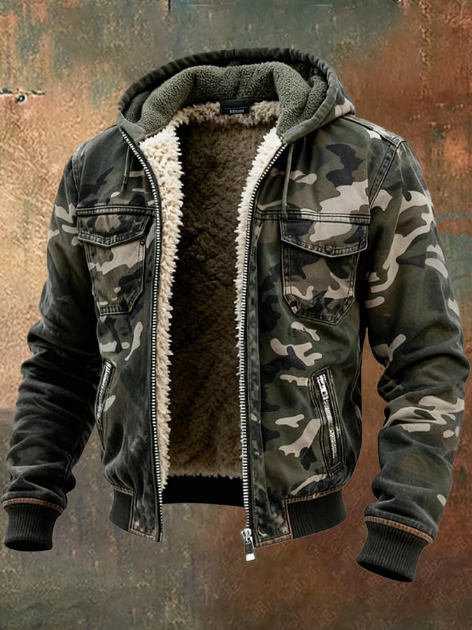Chaqueta Camuflaje Hombre Forrada