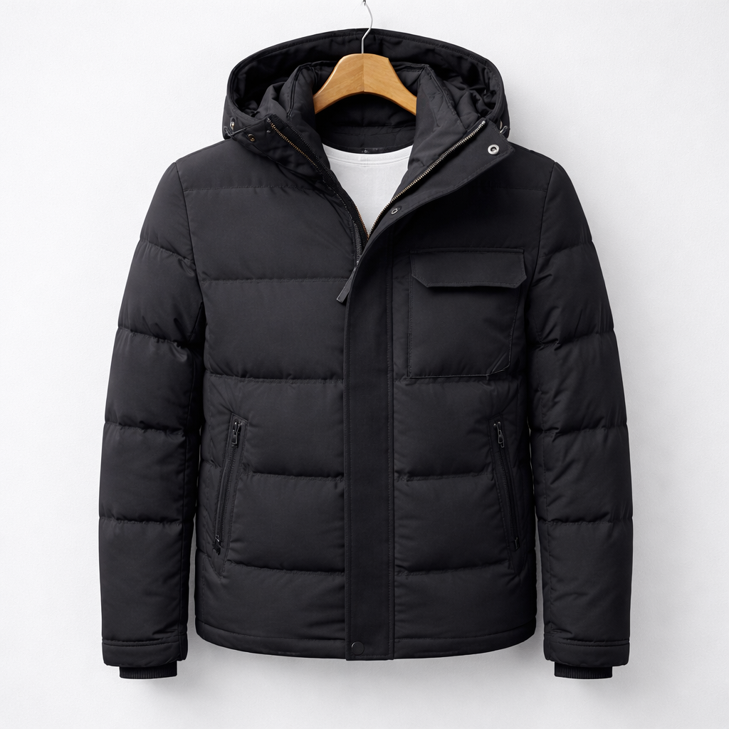 Lucas | Abrigo Acolchado con Capucha para Hombre