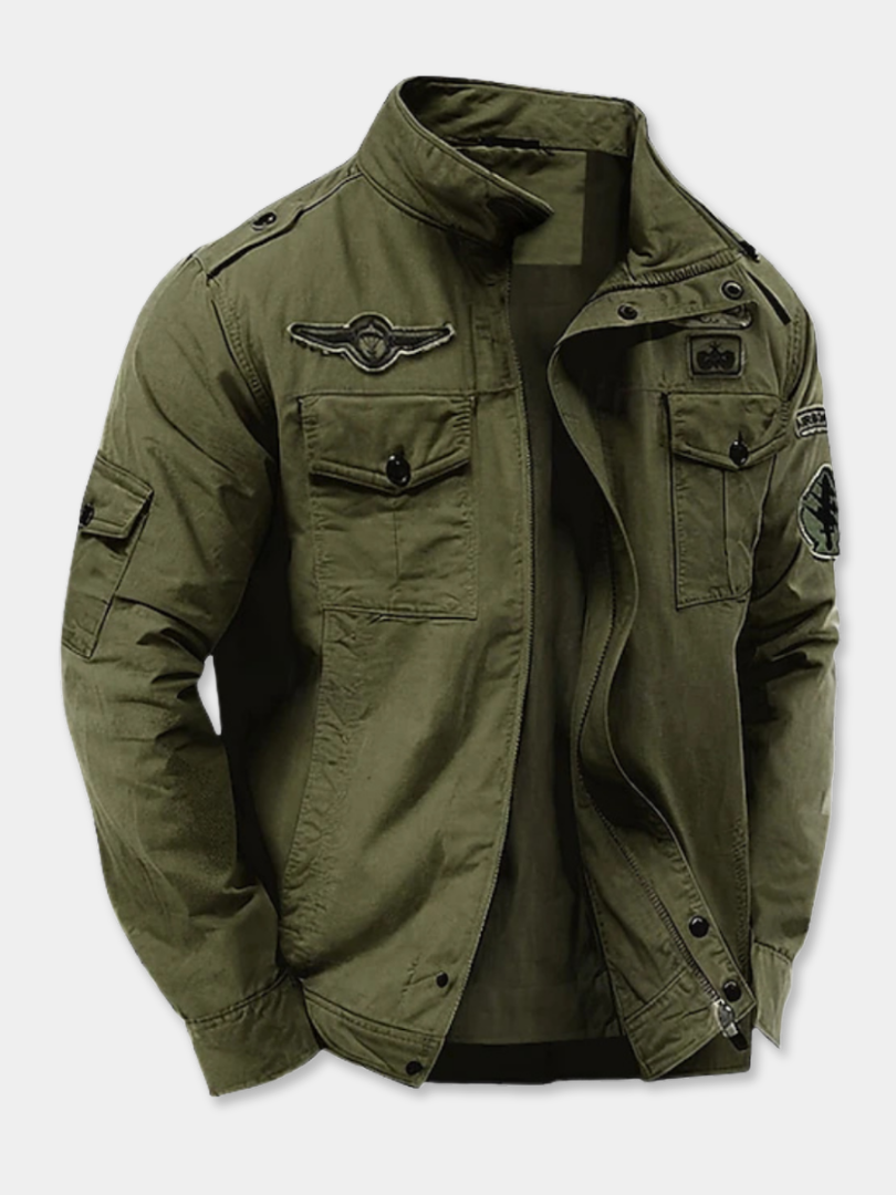 DUCHÊNE BORDEAUX™ | CHAQUETA MILITAR ESTRUCTURADA