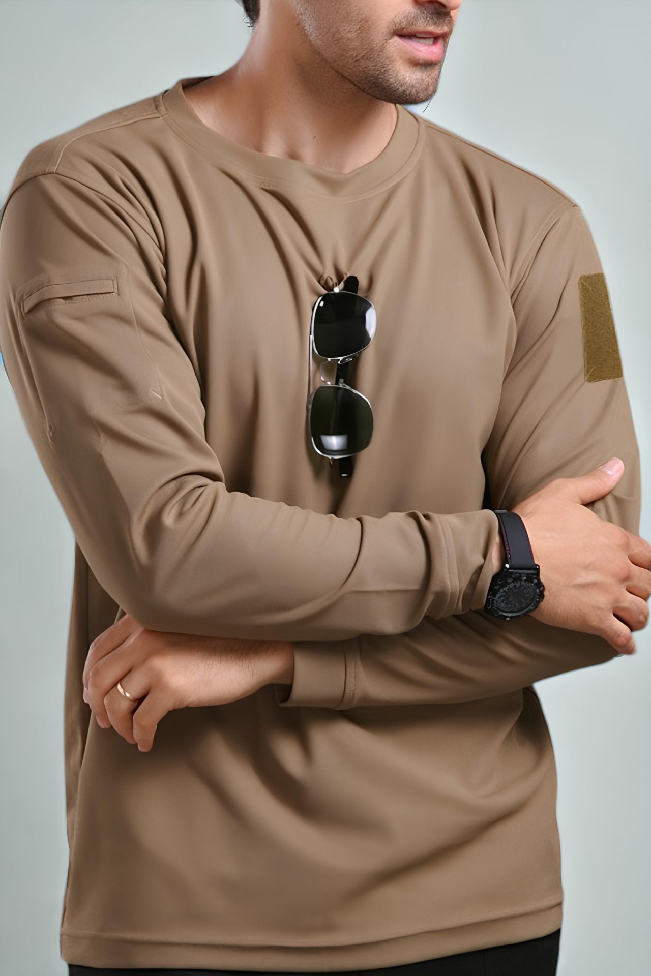 Camisa Polo Táctica de Manga Larga X100