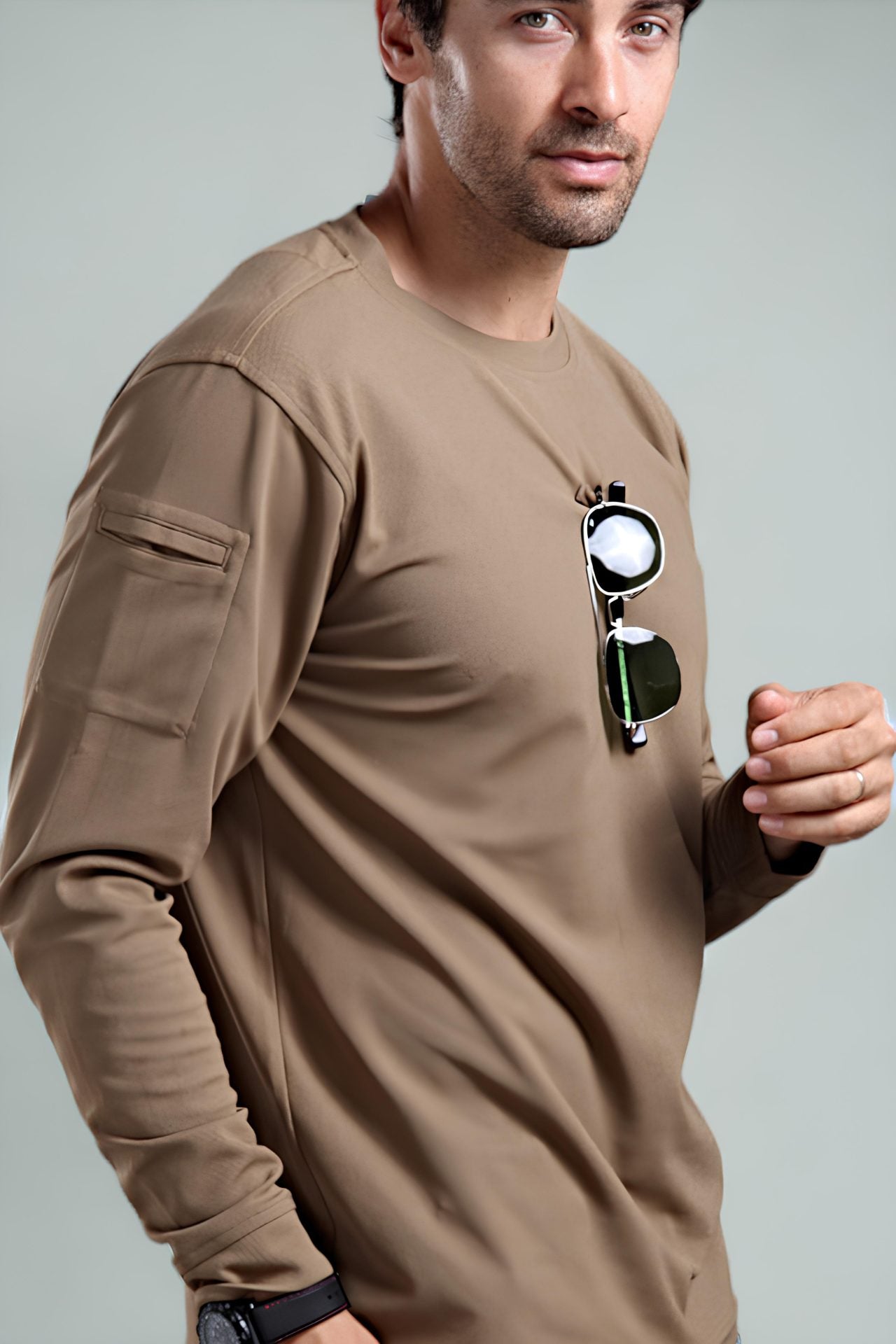 Camisa Polo Táctica de Manga Larga X100