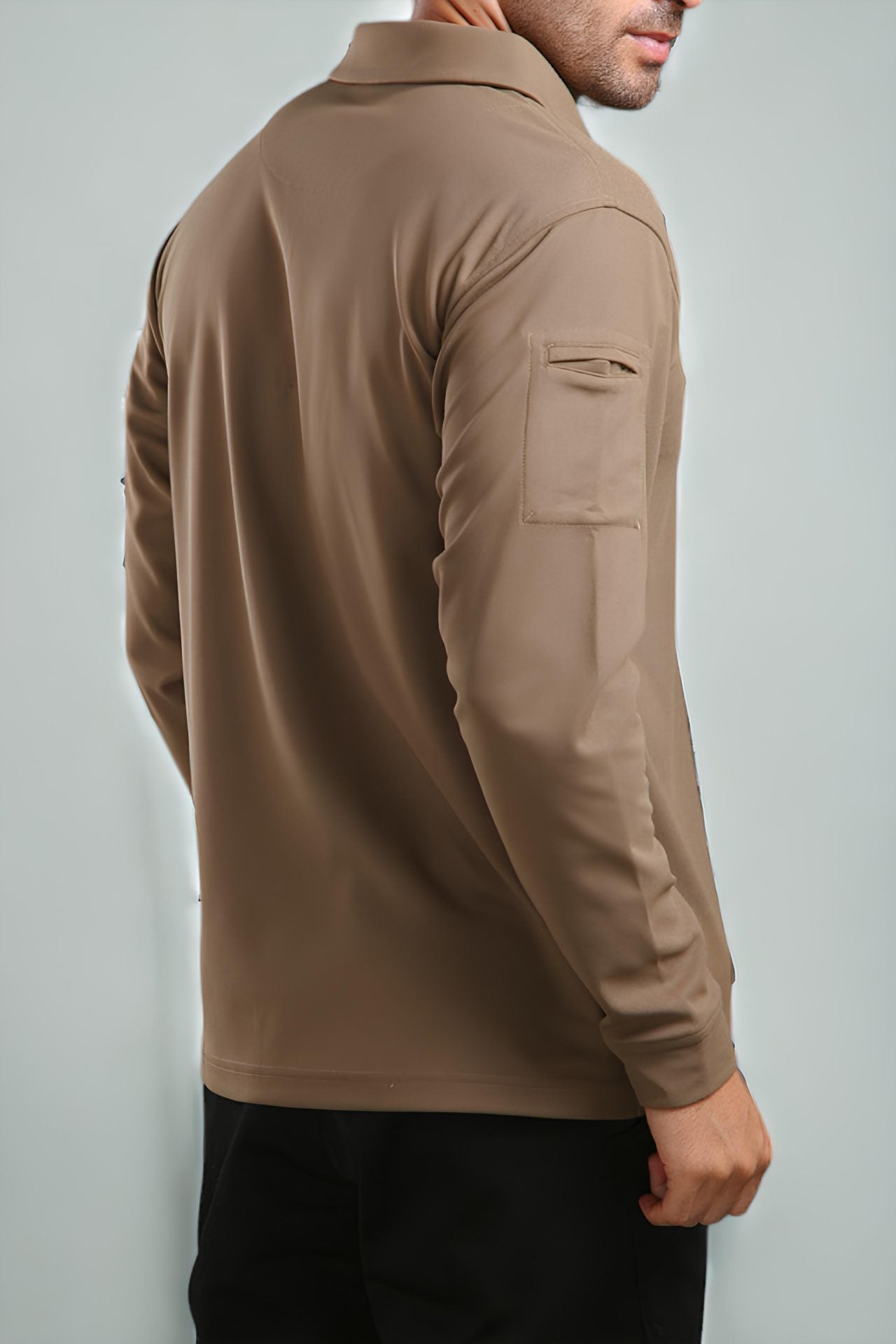 Camisa Polo Táctica de Manga Larga X100