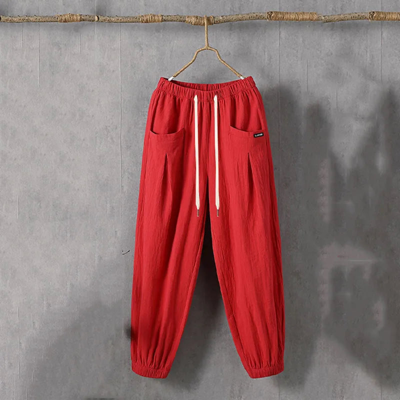 Elena | Pantalón de Lino Natural