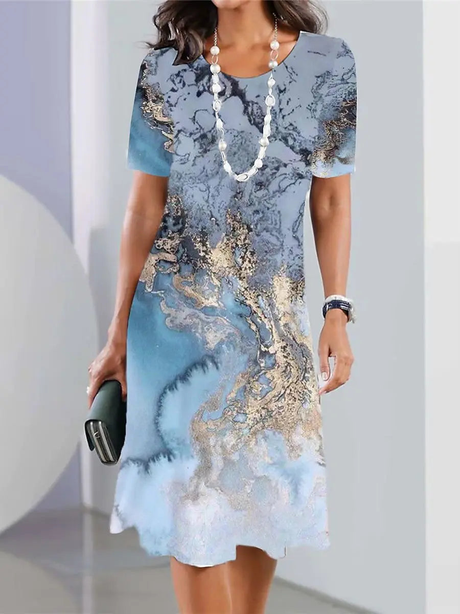 Isabel | Vestido chic de manga corta