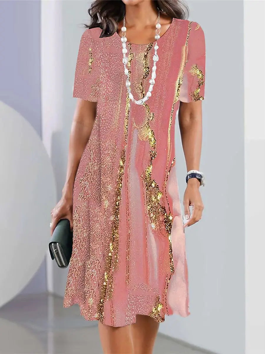 Isabel | Vestido chic de manga corta