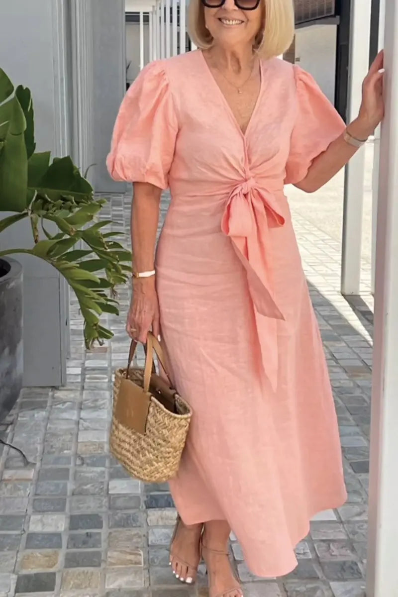 Natasha - Vestido Elegante con Escote en V