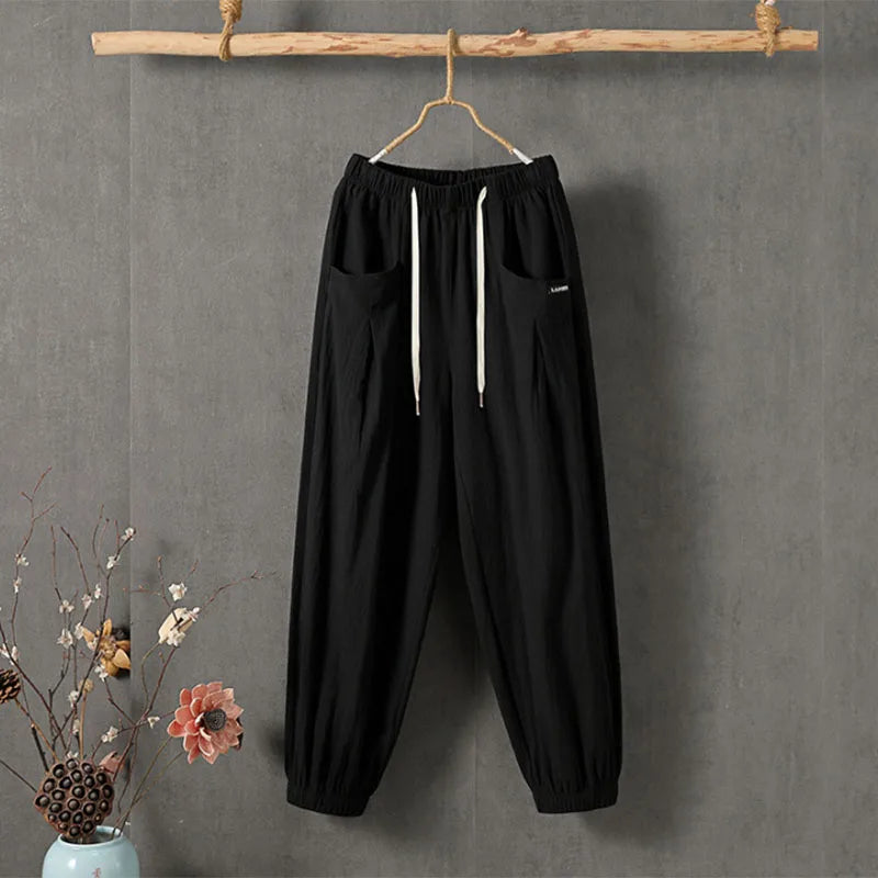 Elena | Pantalón de Lino Natural