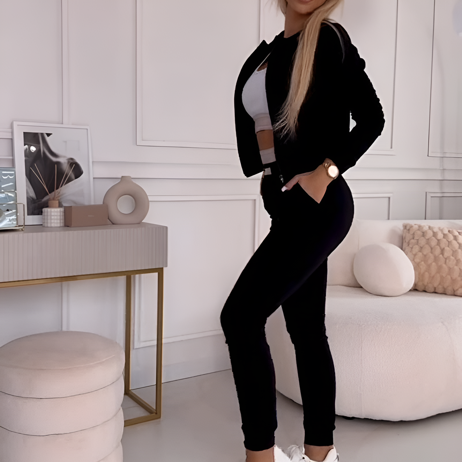 Nova I Conjunto de 3 piezas con cremallera para mujer