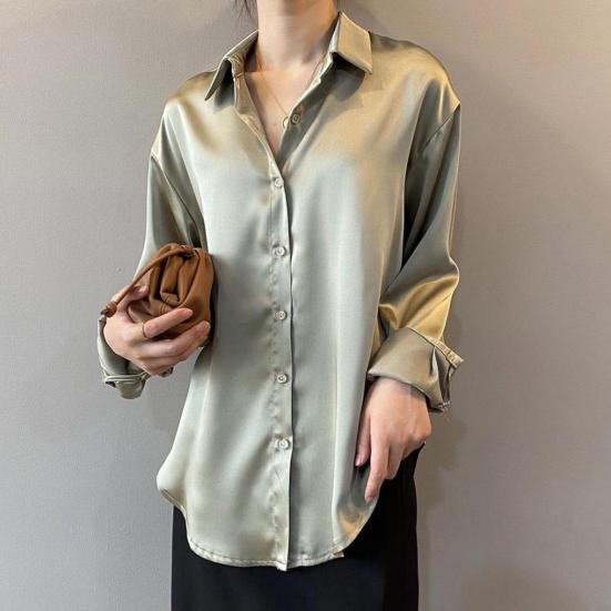Blusa Elodie I de seda estilizada