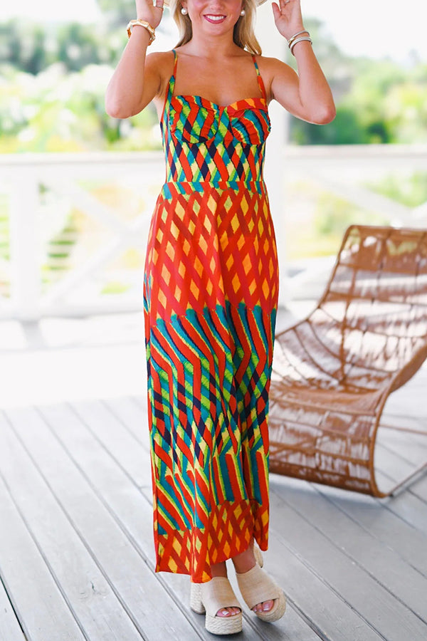 Isabel | Vestido Maxi Estampado