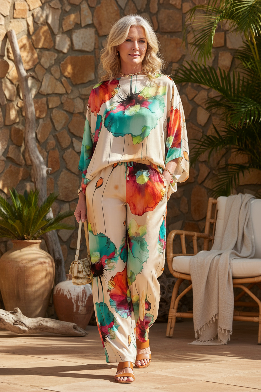 Emmarie - Conjunto Impreso Elegante