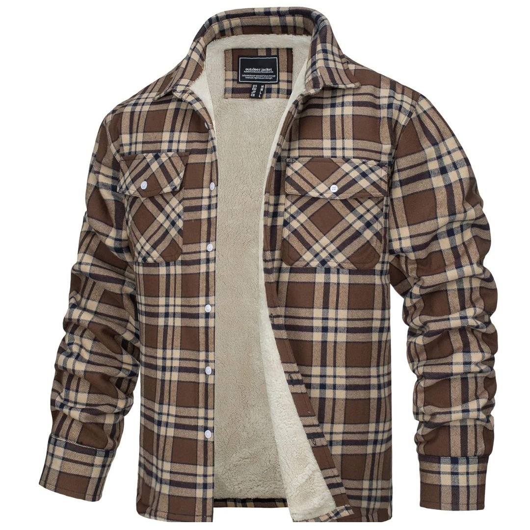 Nordic Sherpa Flannel Jacket