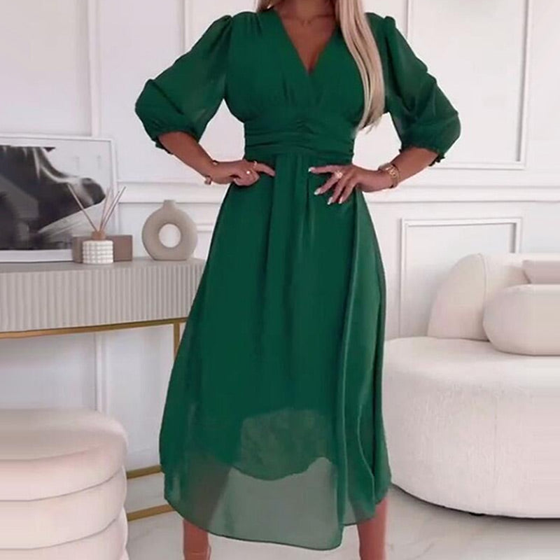 Claudine | Vestido elegante de gasa