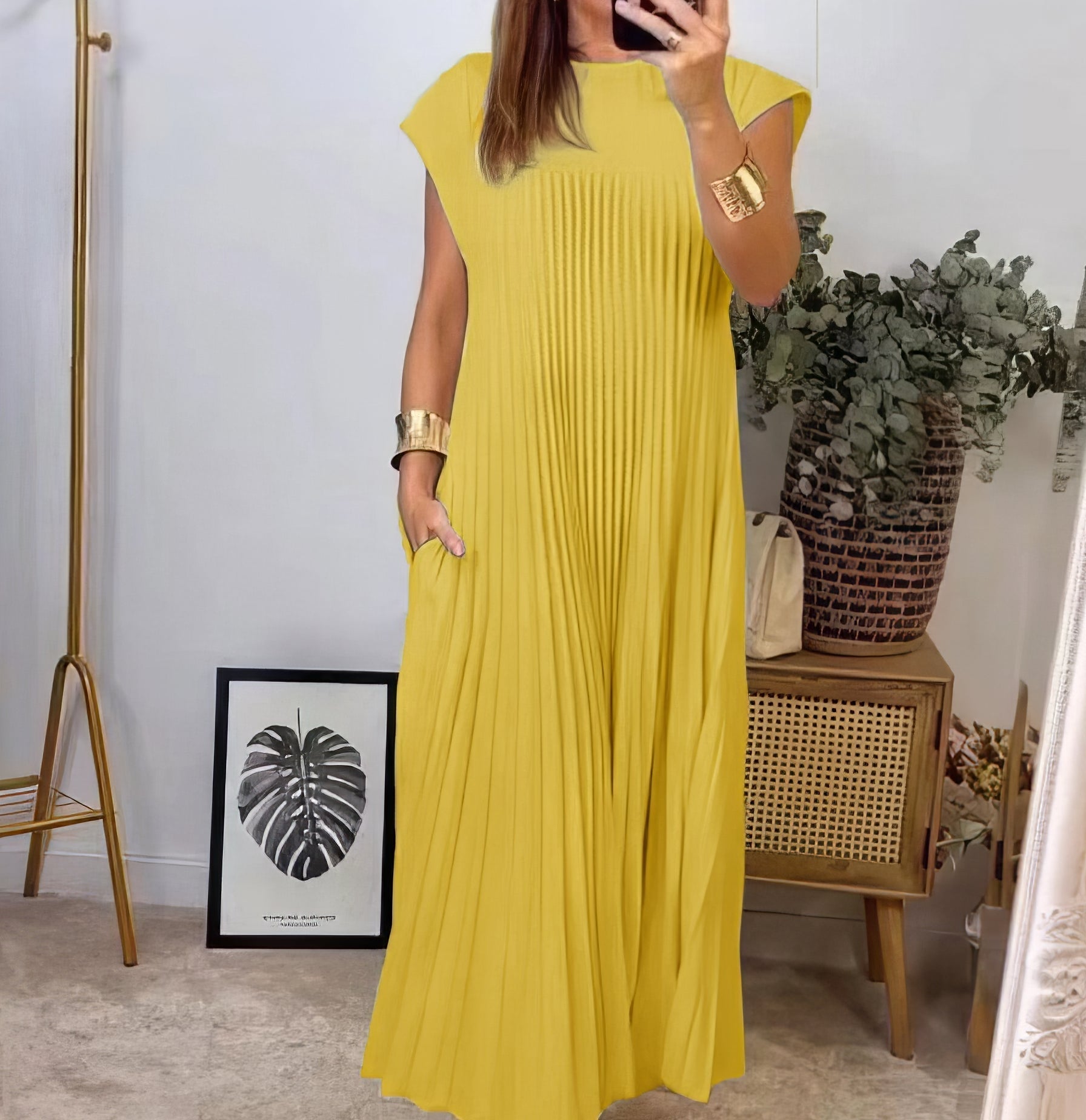 Colette | Vestido plisado elegante