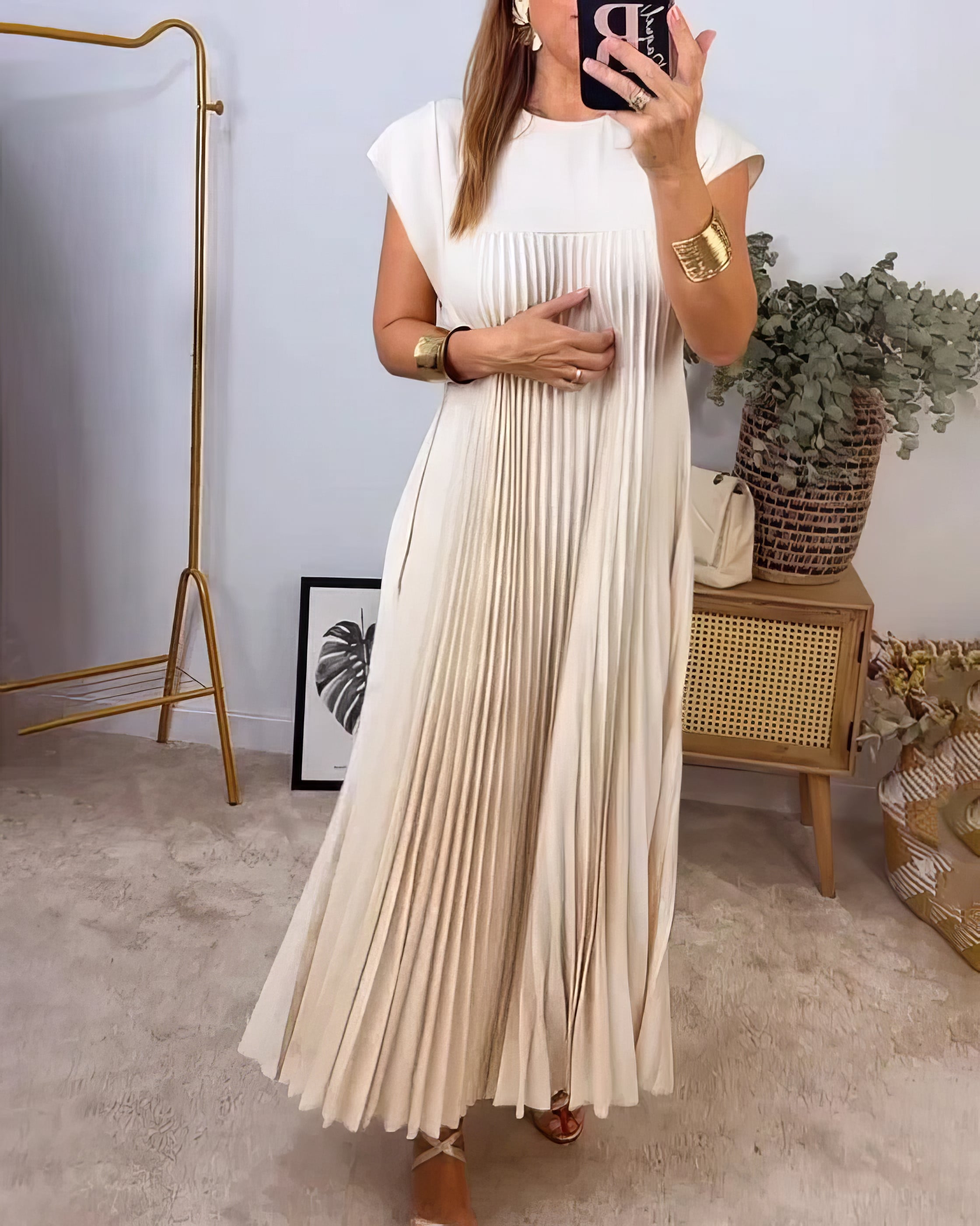 Colette | Vestido plisado elegante