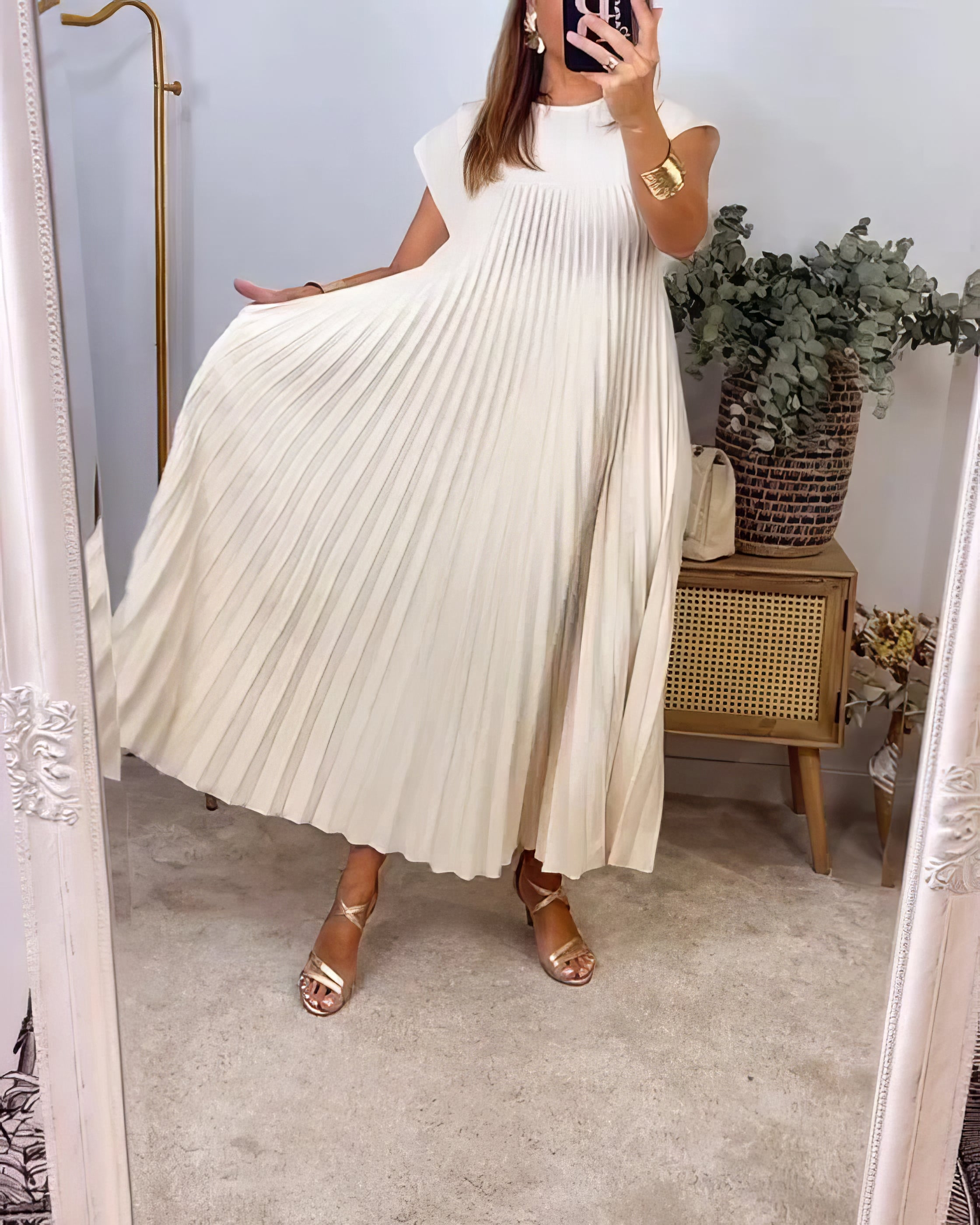 Colette | Vestido plisado elegante